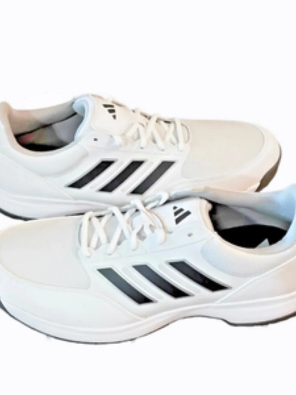 adidas Mens Tech Response 3.0 Golf White Black Shoes Size 11‎